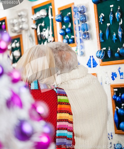 Image of Couple At Christmas Store