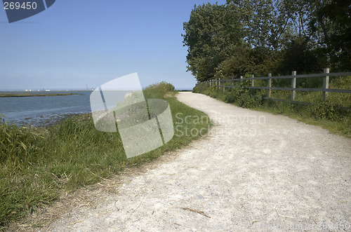 Image of River side footpath