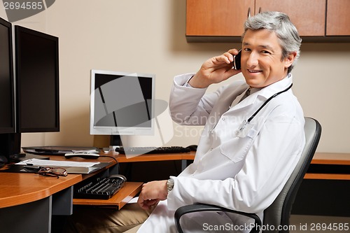 Image of Happy Doctor On Call