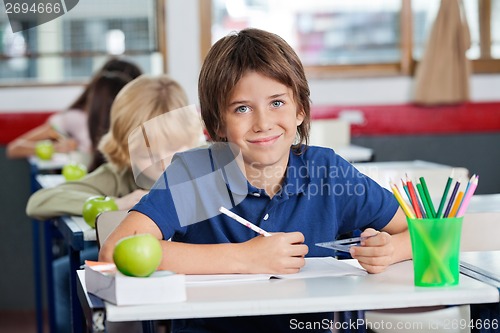 Image of Schoolboy Smiling