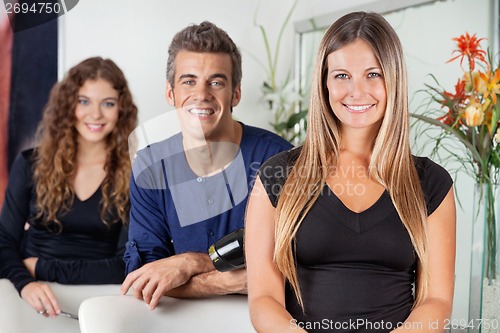 Image of Hairdressers In Beauty Parlor