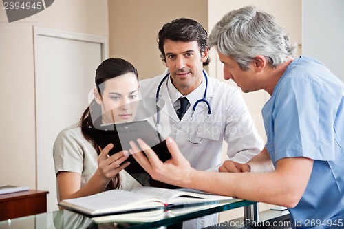 Image of Medical Professionals at Reception