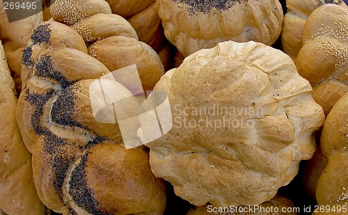 Image of Fresh crusty white bread