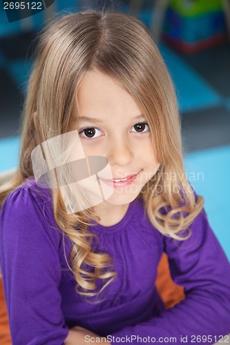 Image of Girl Smiling In Kindergarten