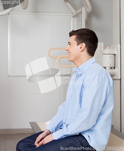 Image of Man In X-ray Room