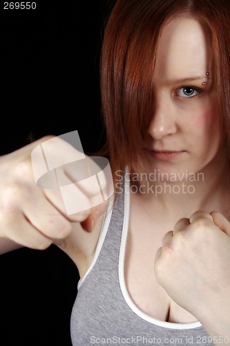 Image of red head boxer