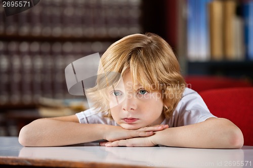 Image of Bored Boy Looking Away