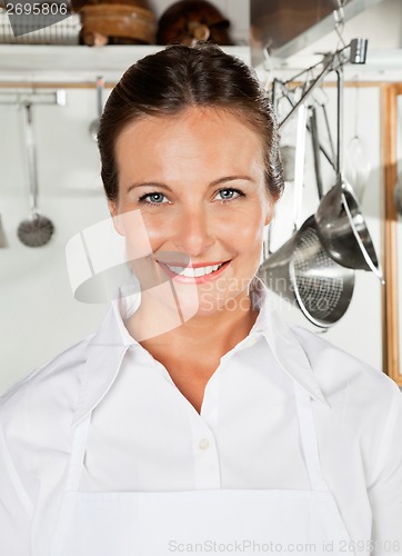 Image of Beautiful Chef Smiling