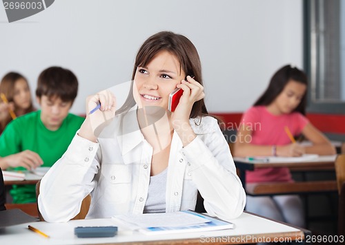 Image of Female Student Looking Away