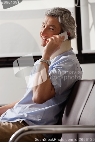 Image of Happy Man On Phone Call