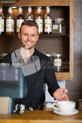 Image of Environmental Portrait of Barista