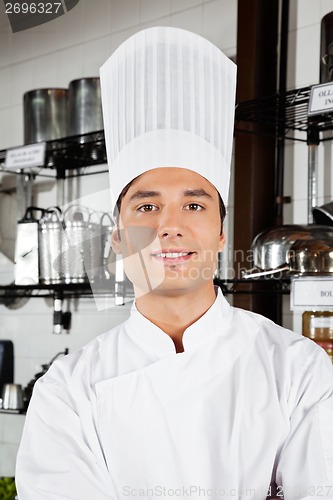 Image of Happy Young Chef In Kitchen
