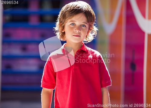 Image of Boy In Casuals At Preschool