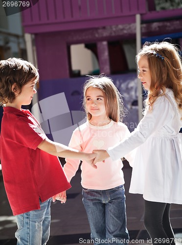 Image of Children Playing At Kindergarten