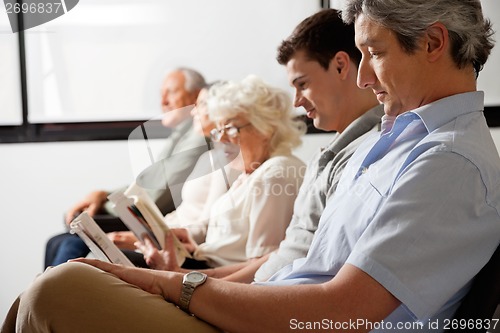 Image of Patients Waiting In Lobby