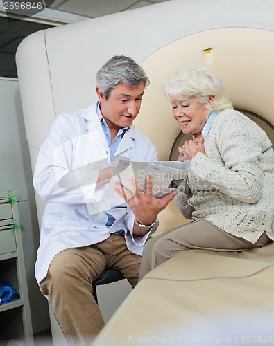 Image of Doctor Explaining Female Patient