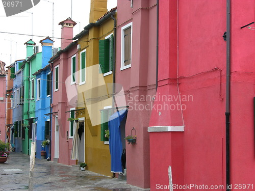 Image of Burano Venice Italy