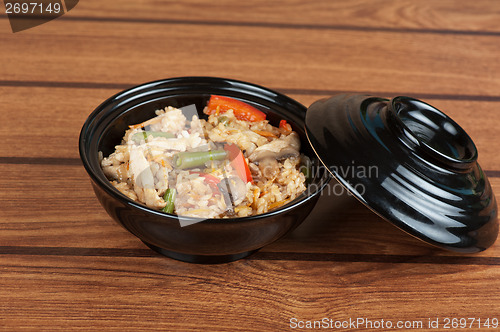 Image of Rice chicken vegetable