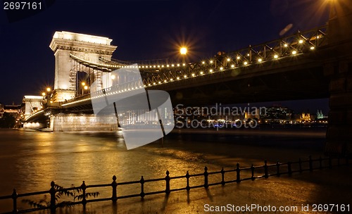 Image of Budapest at night