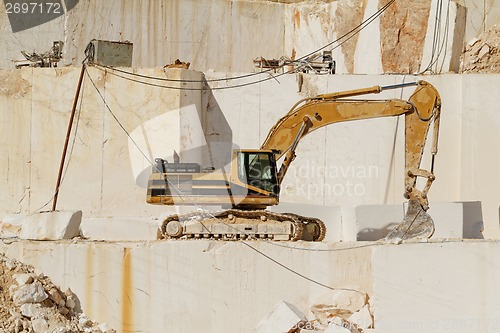 Image of White marble quarry