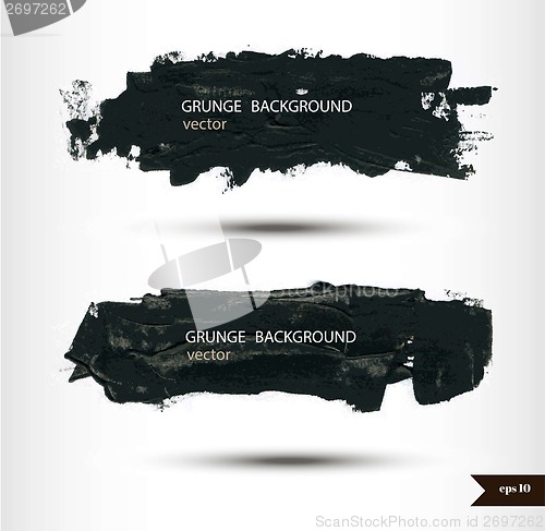 Image of Splash banners. Watercolor background. Grunge background.