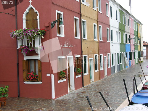Image of Burano Venice Italy