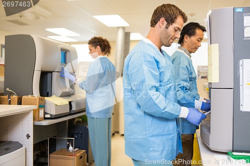 Image of Researchers Working In Laboratory