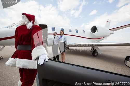 Image of Luxury VIP santa with Private Jet