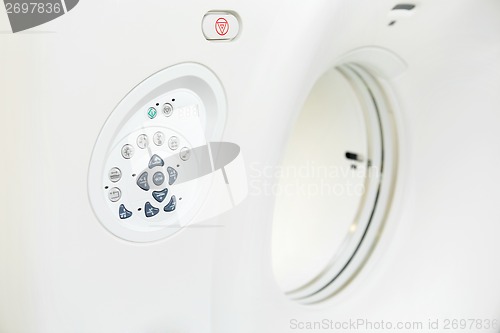 Image of Buttons On CT Scan Machine