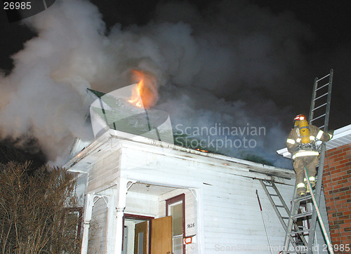 Image of house fire