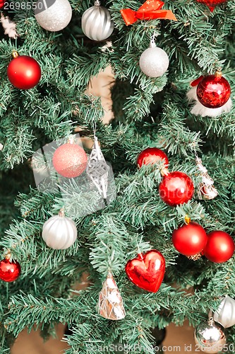 Image of Closeup Of Christmas Tree