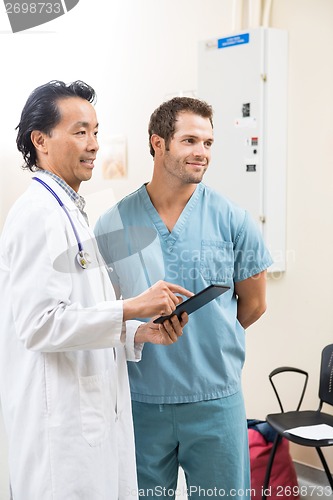 Image of Medical Team With Digital Tablet