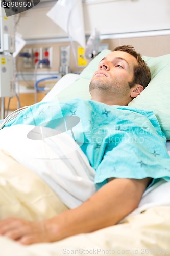 Image of Patient Resting On Bed