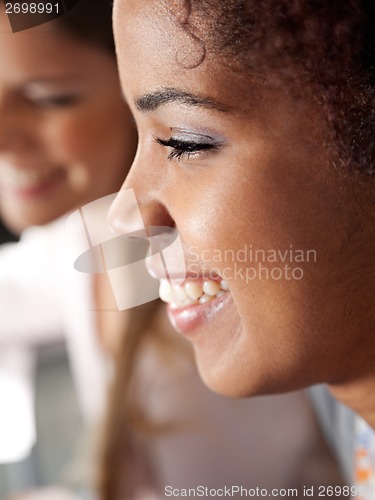 Image of Female Student Smiling In Classroom