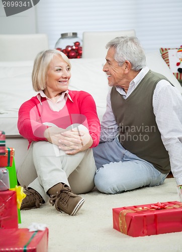 Image of Senior Couple Looking At Each Other