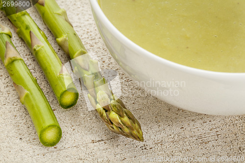 Image of asparagus cream soup