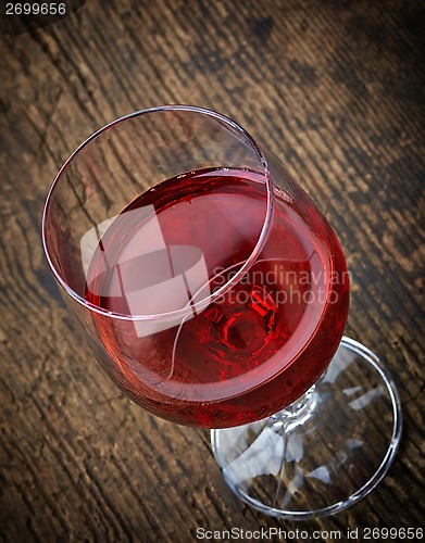 Image of glass of red wine