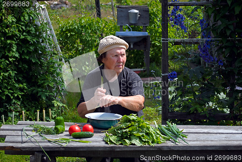 Image of Elderly woman.