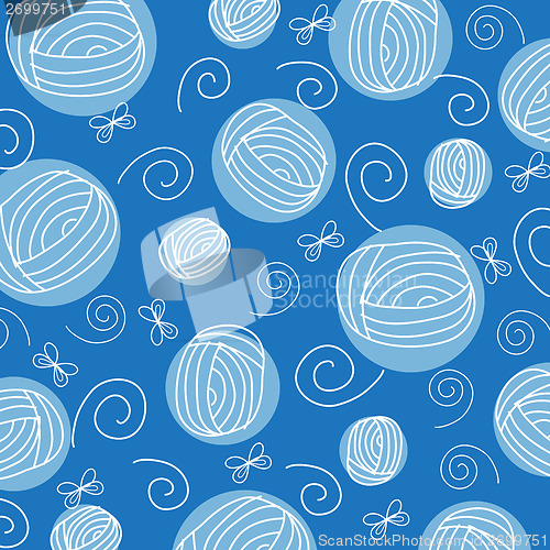 Image of seamless background with flowers