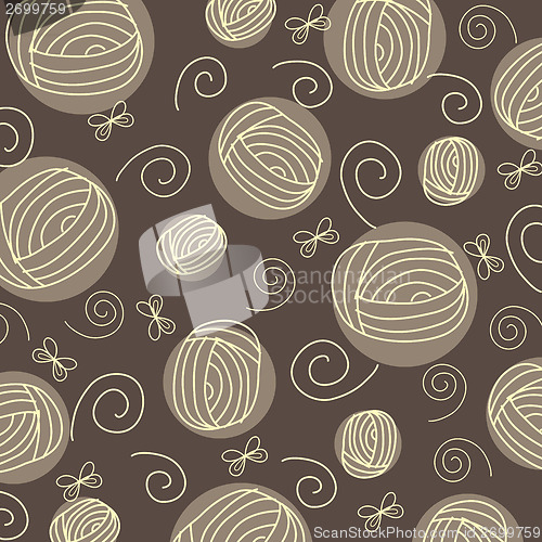 Image of seamless background with flowers