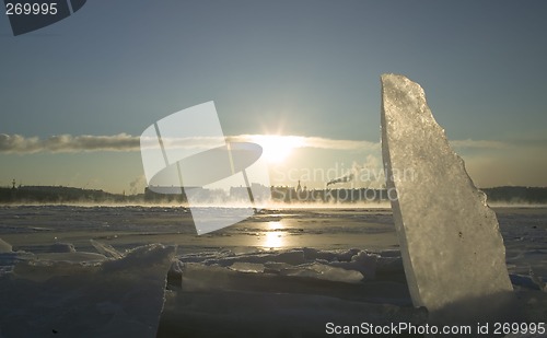 Image of Winter on Niva river