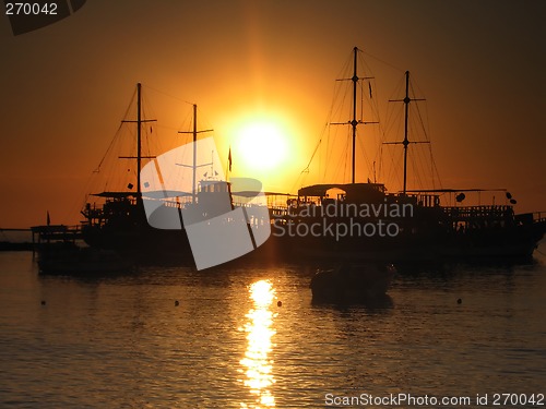 Image of Sea sunset