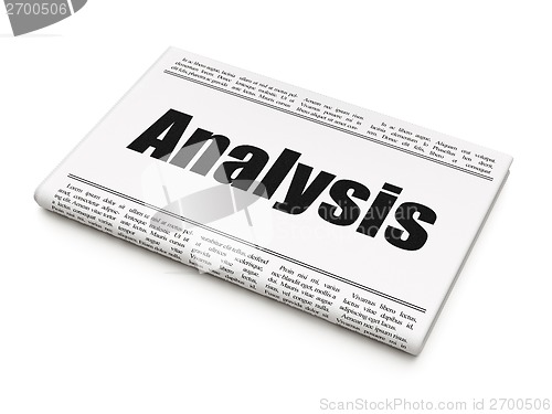 Image of Marketing concept: newspaper headline Analysis