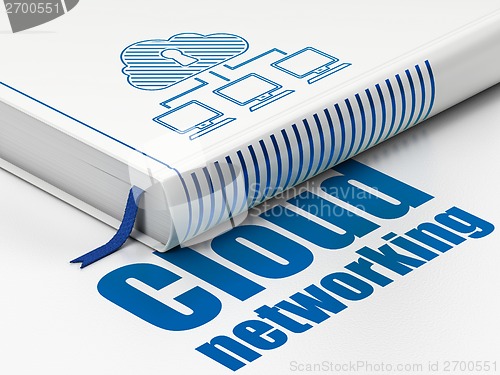 Image of Cloud networking concept: book Cloud Network, Cloud Networking on white background