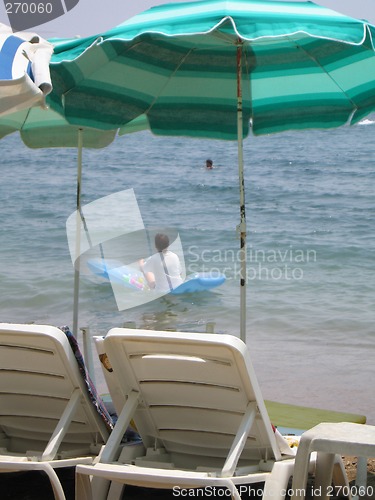 Image of Rest on the sea beach