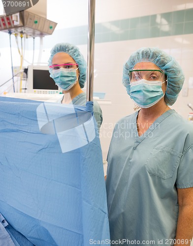 Image of Anesthesiologist in Operating Suite