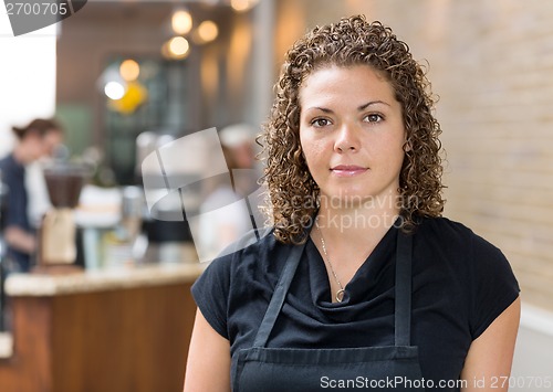 Image of Beautiful Owner At Espresso Bar