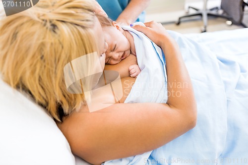 Image of Skin-to-Skin Care with Newborn Baby