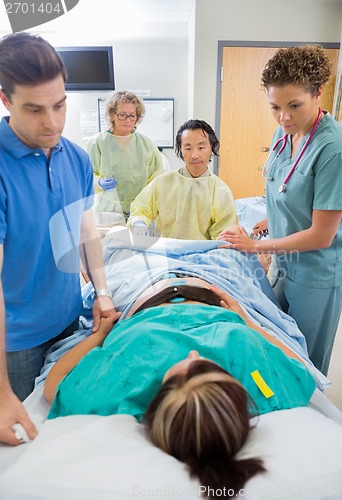 Image of Birth of Baby in Medical Hospital