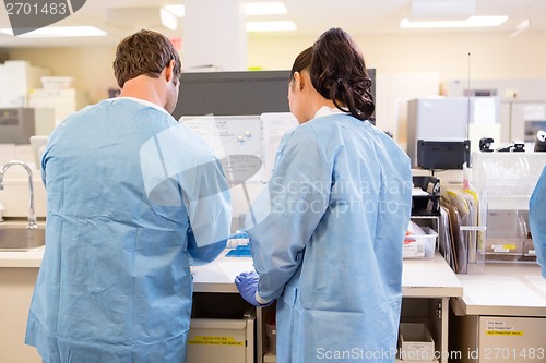Image of Scientists Working In Laboratory